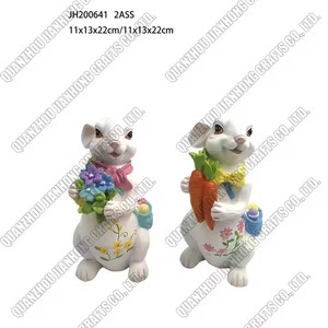 Statue en résine, nouvelle décoration de table, <span class=keywords><strong>lapin</strong></span> de Pâques, articles de décoration - Product Image 4