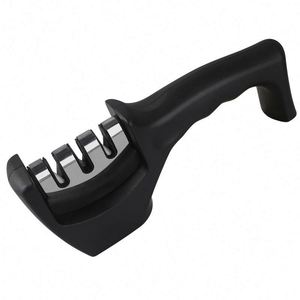 Wholesale Custom New Home Kitchen <b>Knife</b> <b>Sharpener</b> Ceramic Diamond Whetstone Three-stage Handheld Quick <b>Knife</b> <b>Sharpener</b> - Product Image 1