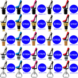 High Heel Shoe Wine Stopper Aluminum Alloy Bottle Opener For Wine Beer S1916 QRS001D-A13 - Product Image 1