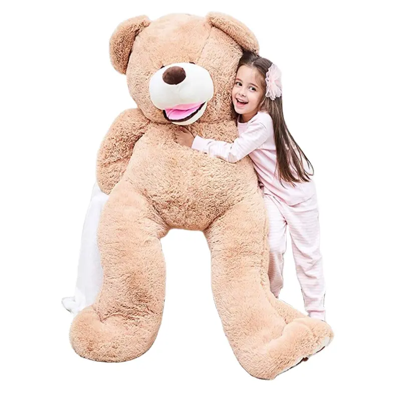 Niuniu Daddy Fast Deliver Lovely Unstuffed Big Plush Animal Toys America Bear Skin Without Cotton