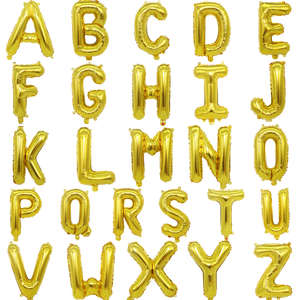 Ballon en aluminium Mylar de 40 pouces, lettres de l'alphabet <span class=keywords><strong>A</strong></span>-Z, or rose, argent, pour décoration de <span class=keywords><strong>f</strong></span>ête d'anniversaire, pas cher - Product Image 3