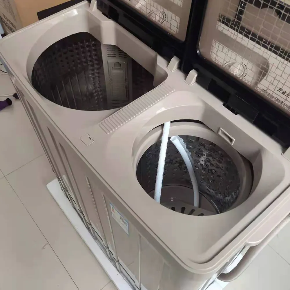 Công Suất Rửa Bán Tự Động Máy Giặt Công Suất Lớn Đôi Bồn Tắm Máy Giặt Với Mất Nước Hàng Đầu Người Bán 15Kg Điện