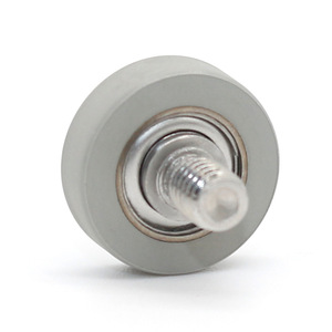 Roue manuelle à rotule M4 en acier inoxydable avec roues revêtues de caoutchouc, poulies revêtues de fluororubber, roues à roulement – Vente directe usine - Product Image 5