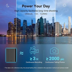   Batería Np-Fz100 para <span class=keywords><strong>Sony</strong></span> <span class=keywords><strong>A7r</strong></span> <span class=keywords><strong>V</strong></span> / A7 IV / Fx3 (1 Unidad) Batería Recargable de Iones de Litio de 2040 mAh para <span class=keywords><strong>Sony</strong></span> Alpha <span class=keywords><strong>A7r</strong></span> IV - Product Image 2