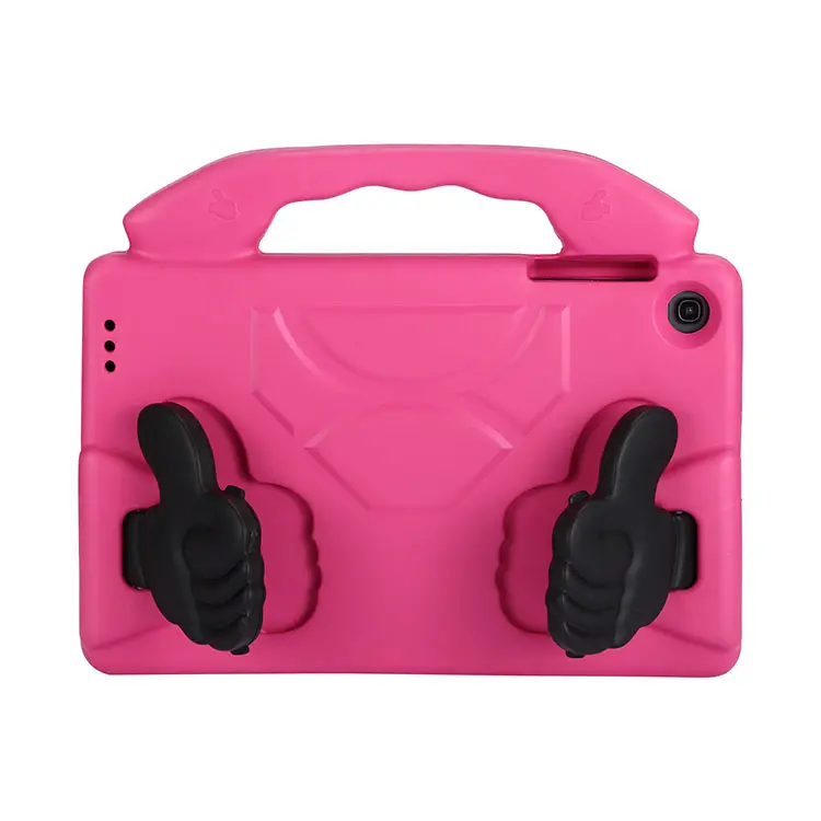 Beschermende Eva Shockproof Soft Tablet Back Cover Voor Ipad Mini 2 3 4 5 Haak Duim Kickstand Protector Case Voor ipad 2 3 4 5 6