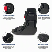 Botte de soutien durable et ambidextre pour fracture de la cheville avec semelle large antidérapante en TPR pour la protection quotidienne contre les blessures