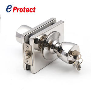 <span class=keywords><strong>Eprotect</strong></span> FT-59 Design moderne américain Standard Raccord de porte en verre Serrures patch Charnières de porte et de fenêtre en acier inoxydable - Product Image 1