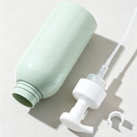 Bouteille mousseuse PET 300ml 500ml avec pompe pulvérisatrice pour désinfectant pour les mains, nettoyant visage, savon liquide, impression sérigraphique