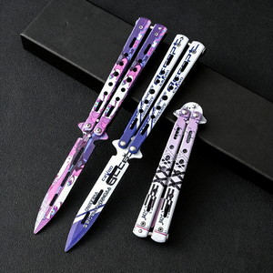 Cuchillo Mariposa Chasing Wind <span class=keywords><strong>CSGO</strong></span>, Cuchillo de Práctica Plegable Igual al del Juego, Sin Filo, Venta al por Mayor de Fábrica - Product Image 6
