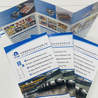 Brochure publicitaire personnalisée pour entreprises, impression numérique couleur, finition brillante, en carton, dépliant, prospectus, manuel personnalisé