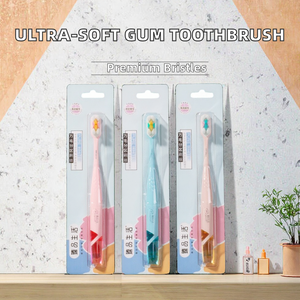 <span class=keywords><strong>Brosse</strong></span> à dents Premium pour gencives sensibles avec poils souples haute densité et conception de col flexible - Product Image 1