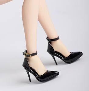 Sandalias de moda-Figura DE ACCIÓN Modelos de muñecas Zapatos <span class=keywords><strong>Mula</strong></span> de punta estrecha de tacón alto para mujer para BJD - Product Image 5