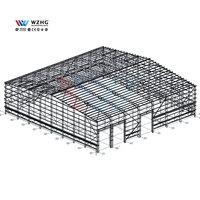 Bâtiment de construction en acier structurel à bas prix entrepôt préfabriqué Structure en acier logistique Armazem