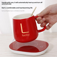Taza Inteligente de Cerámica con Control USB y Logo, Ideal para Oficina y Hogar, con Control de Temperatura y Calentamiento Automático