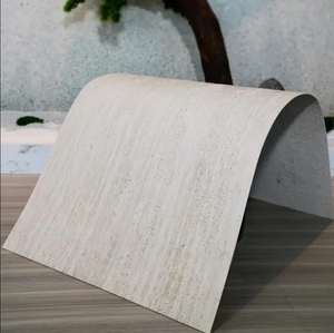 Tejas suaves de piedra <span class=keywords><strong>flexible</strong></span> de arcilla modificada travertino de color blanco nube romana para paredes y techos multisuperficie - Product Image 2