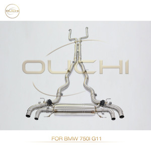 OUCHI in acciaio inox per BMW 750i G11 Catback tubo di scarico marmitta con valvola di alta qualità Auto Performance Tuning parti - Product Image 4