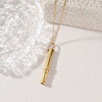 Collier de Respiration Anti-Stress en Acier Inoxydable, Pendentif de Foi, Bijou Tendance, Vente en Gros pour Femmes et Hommes, Cadeau de l'Aïd