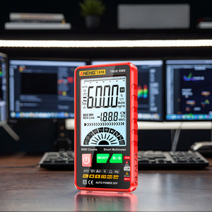 Multímetro Digital Portátil 616 Mini con Pantalla Grande Retroiluminada, 6000 Lecturas, 600V 10A, Resistencia/Capacitancia - Product Image 4