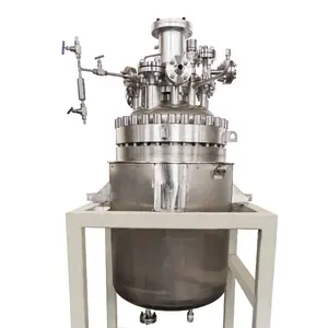 ASME U CE EAC 200L jacket hydrogenation stainless steel vacuum pressure vessel with insolation EX PLC PID automatic controller