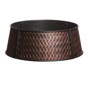 Collar de árbol grande galvanizado para decoración navideña 2025 - Product Image 6