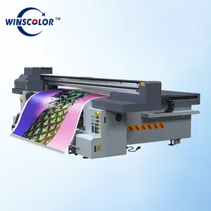 10 Feet UV Roll To Roll Printer Digital Plastic UV Stainless Steel Printing Machine