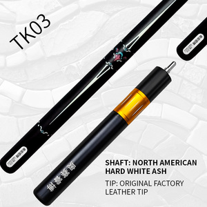 AOSAIRUIBO ASRB CUE TK03 Stecca da Biliardo in 1 Pezzo, Giunto in Lega di Alluminio, 145cm, 19oz, Leggera, Alta Qualità, Ronnie - Product Image 3