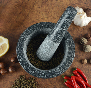 Conjunto de ferramentas de tempero de fábrica, mármore e pedaço - Product Image 5