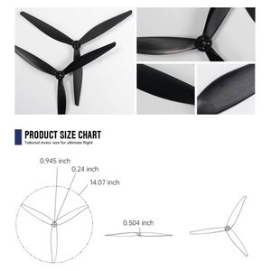 Hélices de haute qualité 14x10x3 compatibles avec les drones DJI, lames à faible bruit et à dégagement rapide, accessoires de remplacement - Product Image 6