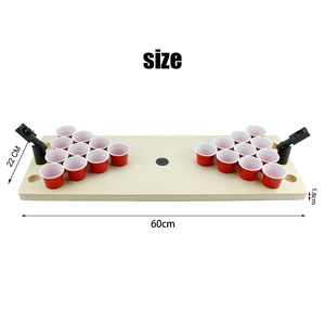 Juego de Mesa de Madera <span class=keywords><strong>para</strong></span> <span class=keywords><strong>Beber</strong></span> <span class=keywords><strong>Cerveza</strong></span> Mini Shot Beer Pong, Venta Directa de Fábrica, <span class=keywords><strong>para</strong></span> Llevar y <span class=keywords><strong>para</strong></span> el Hogar - Product Image 2