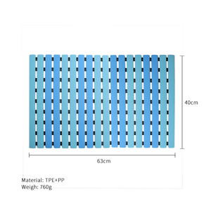 Chống Trượt Lỗ Thoát Nước Sàn Phòng Tắm Chống Trượt Gian Hàng Phòng Tắm Màu Xanh Mat - Product Image 3