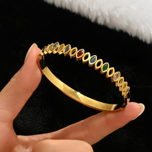 Elegante Bracciale di Lusso alla Moda per Bambini, Stile <span class=keywords><strong>Old</strong></span> Money, Quadrifoglio, in Acciaio Inossidabile di Alta Qualità - Product Image 6