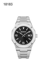 Reloj de Pulsera Minimalista de Lujo con Correa de Acero Inoxidable y Manecillas Luminosas para Uso Formal e Informal - Product Image 5