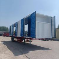 Semi-remorque multifonction 13M-Wing Van, basculement latéral et boîte isolée