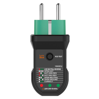 Automatique US/UK/EU 110V-220V prise de lumière électrique prise de terre disjoncteur détecteur de prise testeur CE RoHS certifié ABS