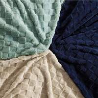 Orvetex – Couvertures en flanelle gaufrée confortables, antistatiques et imperméables pour canapés, cadeaux pour toutes les saisons (vente en gros)
