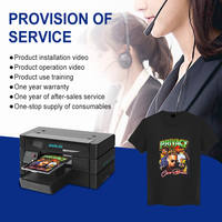 Tête d'impression i3200 Machine d'impression de vêtements 8 couleurs Imprimante DTG de production numérique pour débutants