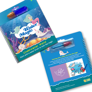 BSCI Factory No Mess Crazy Magic Water Reveal Coloring Book Toy con pluma de agua - Product Image 6