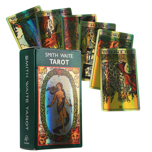 Usine de bonne qualité Holographic Rider Classic Tarot et holographique Smith Tarot Wait Card pour jouer - Product Image 2