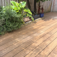 Wasserdichter UV-Beständiger WPC-Terrassenbelag der 2. Generation, Moderner Beliebter Outdoor-Holz-Kunststoff-Verbundbodenbelag