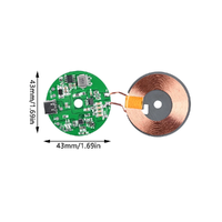 Station de charge sans fil Type-c 20w Chargeur rapide haute puissance Module émetteur chargeur sans fil Entretoise 0-10mm