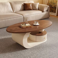 Table basse moderne pour salon, vente directe d'usine, table basse avec tiroirs pour salon