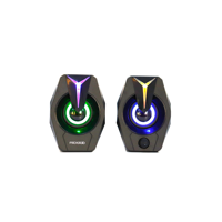 Penjualan cepat definisi tinggi suara B26 lemari plastik subwoofer speaker portabel lampu warna-warni RGB Speaker Mini