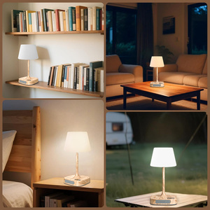 4000mAh LED Display Dimmable Shower <b>Lamp</b>, IP55 Waterproof Cordless Rechargeable Table Light,Portable Bath <b>Lamp</b> for Outdoor Use - Product Image 6