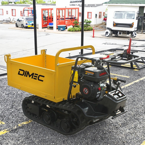 Mini-dumper chenillé MD350, capacité maximale 350 kg, <span class=keywords><strong>moteur</strong></span> essence, transporteur autoporté pour l'entretien des propriétés - Product Image 1