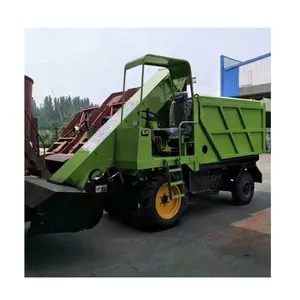 Automatic manure scraping truck with self-unloading 2/3/5 square manure shoveling truck Manure picking equipment