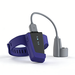 Oxímetro de Pulso Lepu para Bebés, Sin Clip para Dedos y con Clip para Dedos, Monitor de Pulso para Detección de Respiración, Sueño y Frecuencia Cardíaca, Uso Doméstico - Product Image 1