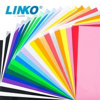 Láminas de Vinilo Termotransferible de PVC y PU Ecológicas LINKO para Camisetas y Ropa, Lavables para Impresión en Tela de Algodón