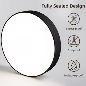 Pannello plafoniera a <span class=keywords><strong>Led</strong></span> di grandi dimensioni rotondo 1 metro montaggio a incasso plafoniera dimmerabile a tre colori soggiorno plafoniera per ufficio - Product Image 4