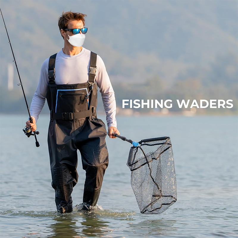 Fisherman Pants With Boots Siamese Waterproof Pants Men And Women