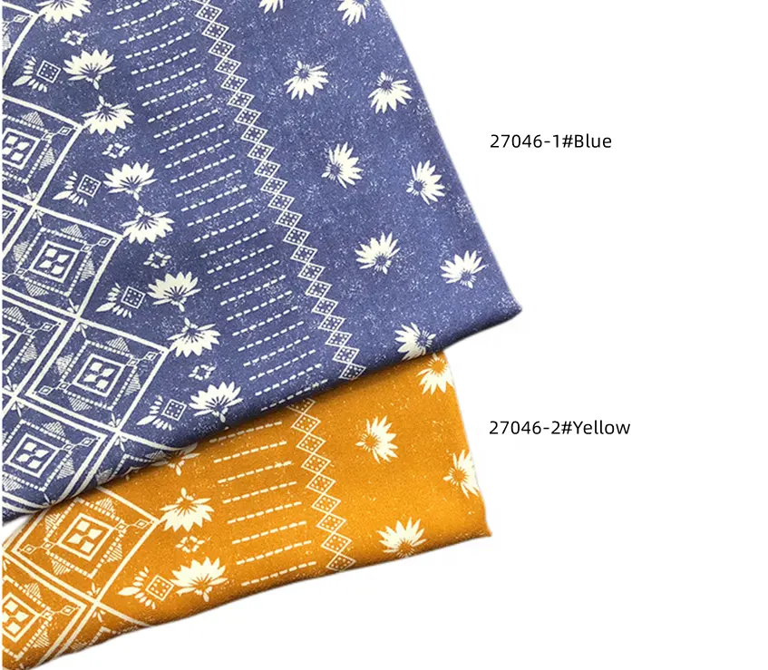 Высококачественный богемный стиль 100% вискоза обычная ткань вискоза тканая ткань для одежды